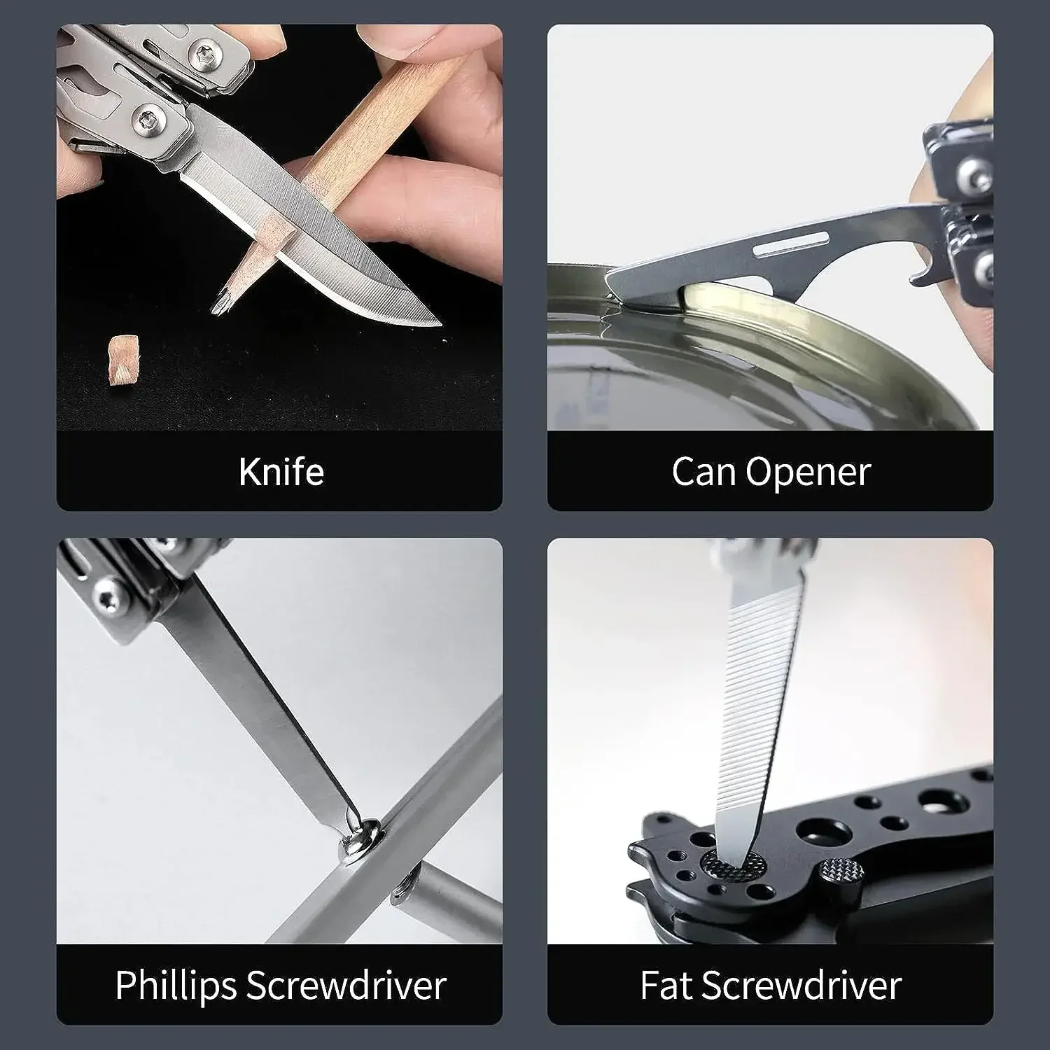Imagem -04 - Nextool-mini Flagship Multitool 10 em Canivete Edc Keychain Alicate Dobrável Tesoura Abridor de Garrafa