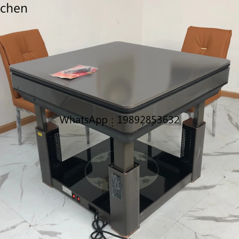 ABB  mahjong machine automatic dining table dual-purpose heating integrated household silent lifting heating table