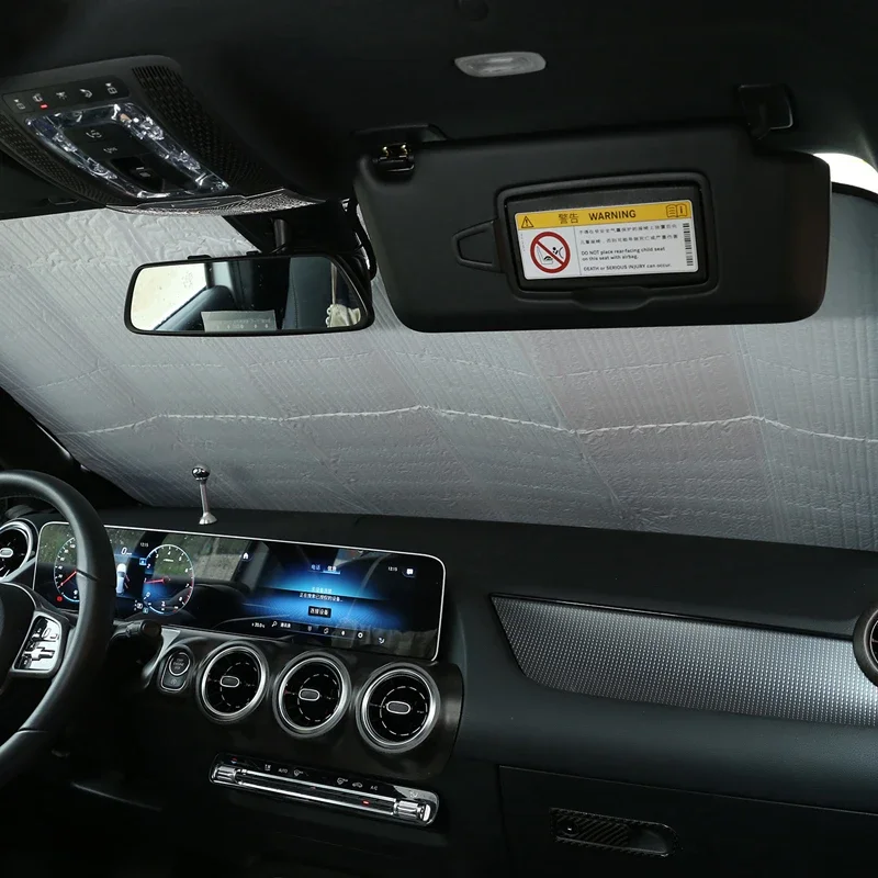 

Gao Ruying For Mercedes Benz B C G S Class ML GLK Smart Car Front Windshield Thermal Curtain Shading Sunscreen Car Accessories