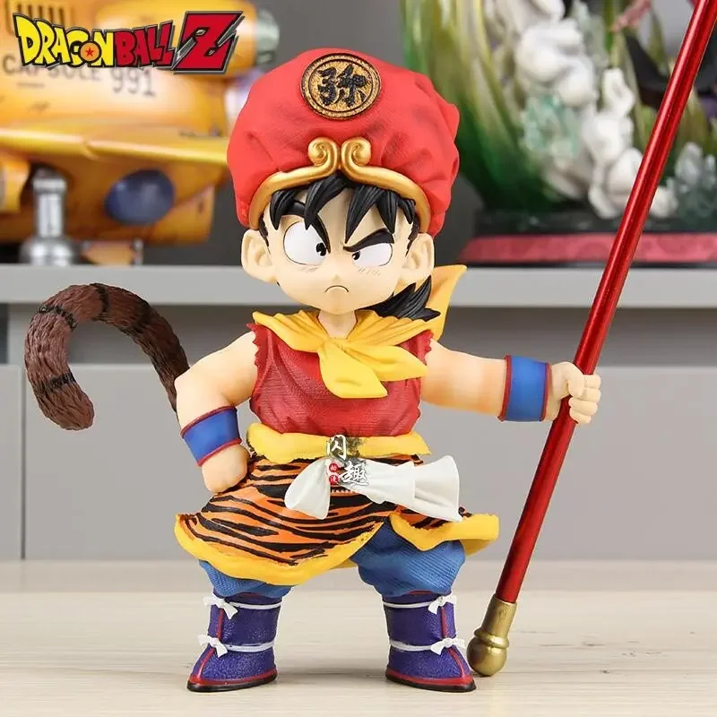 Dragon Ball Go West Series Resonance No.1 Tiger Skin Sun Wufan Figure Animation Model Boxed Ornament Kids Desktop Toy Doll