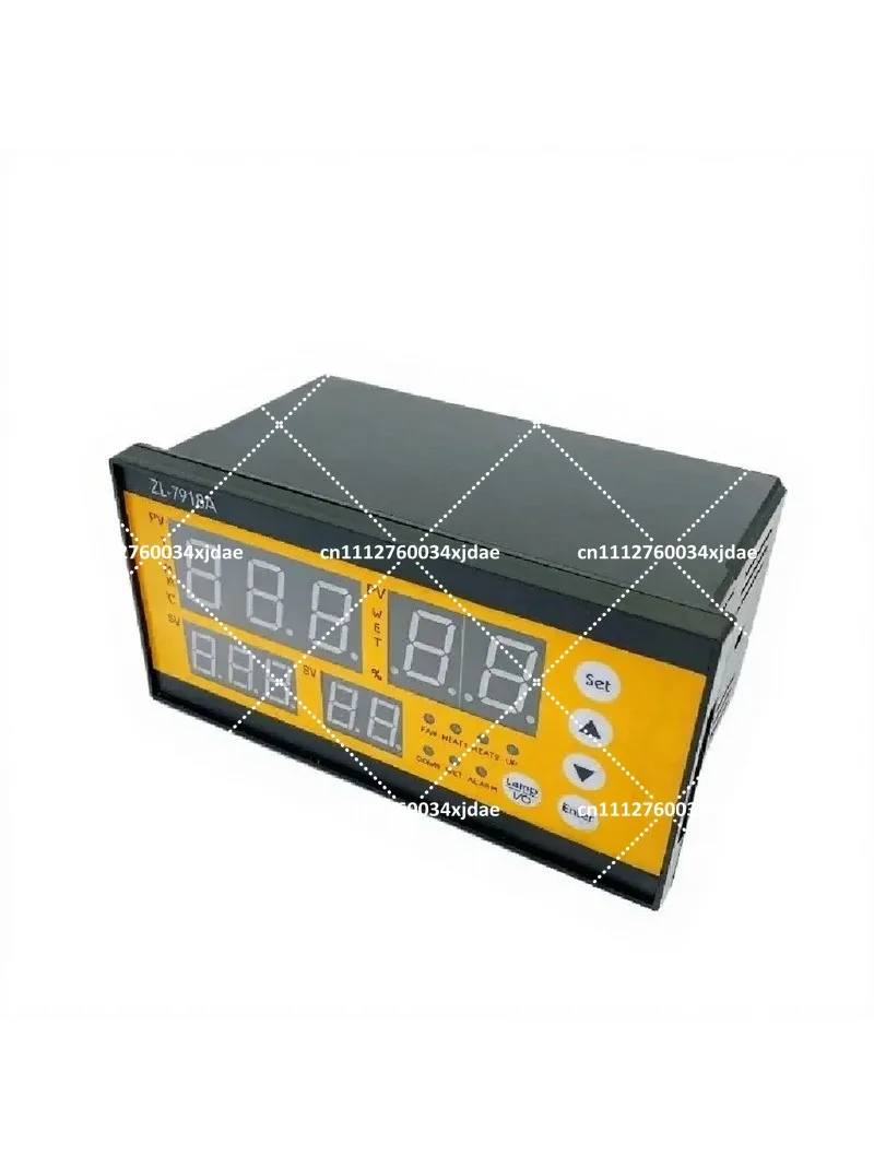 Incubator Digital Temperature Controller Multifunctional Thermostat with Humidity Control for Reptile Egg Hatching