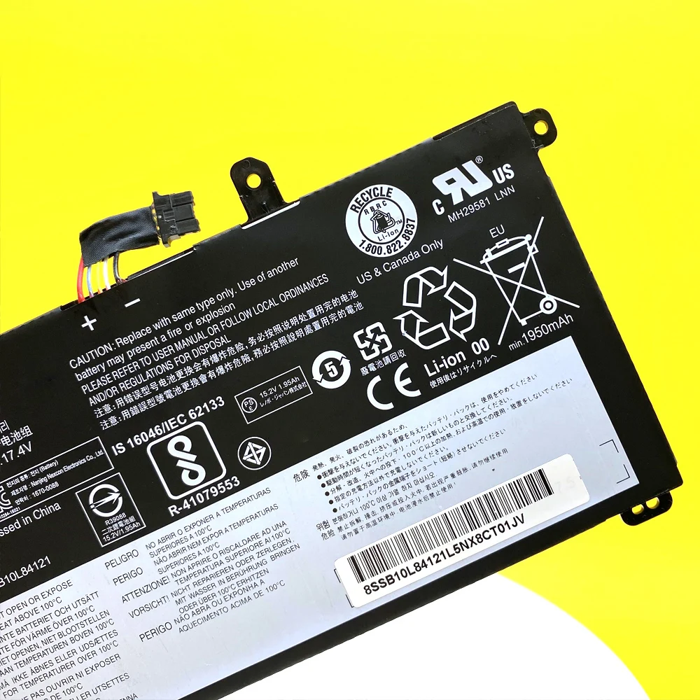 Batería Original nueva para Lenovo ThinkPad T570 T580 P51S P52S SB10L84121 01AV493 00UR890 00UR891 00UR892