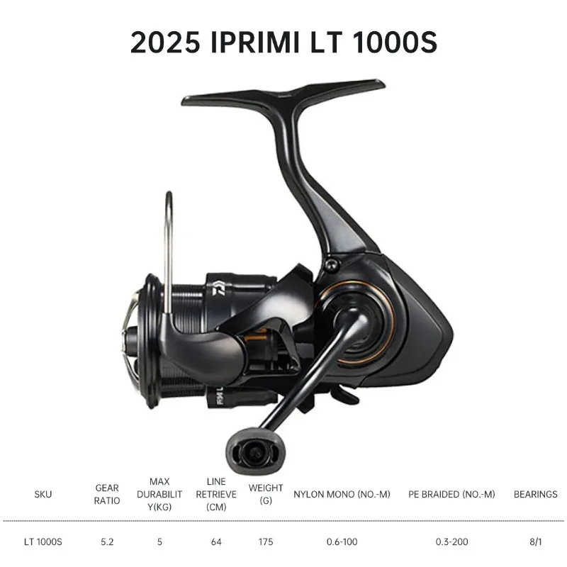 2025 DAIWA IPRIMI LT 1000S 2000S-P 2000S-XH Spinning Fishing Reels