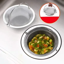 Filtro de drenaje de suelo de cocina, filtro de fregadero, colador de drenaje de ducha, colector de pelo, drenaje de fregadero, colador de acero inoxidable
