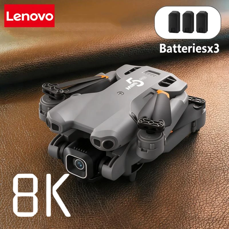 Lenovo MIni 5 Pro Drone 8K Aerial HD Dual Camera 2.4G WIFI Brushless Power Intelligent Obstacle Avoidance Remote Control Drone