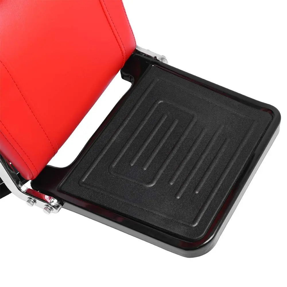 360 °   كرسي حلاقة هيدروليكي دوار مع ارتفاع قابل للتعديل واستلقاء للصالونات والمنتجعات الصحية ومحلات الوشم