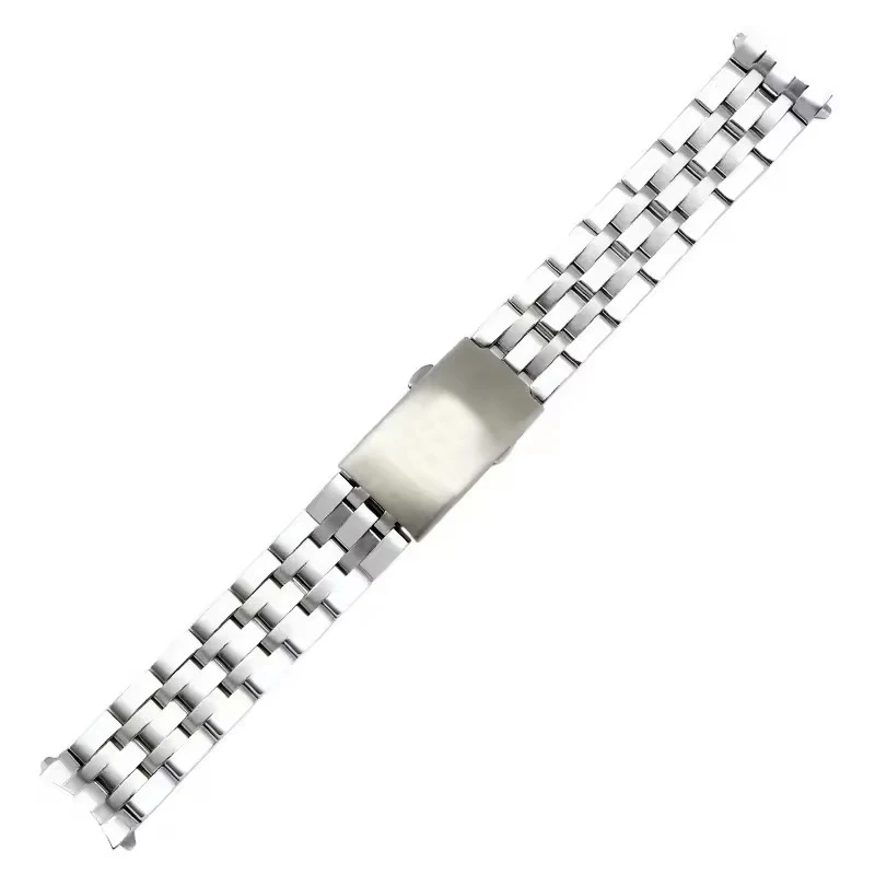 Watch Bracelet For TISSOT 1853 PRC200 T17 T461 T055 T014 Men Fold Clasp Strap Stainless Steel Watch Band Chain 19mm 20mm