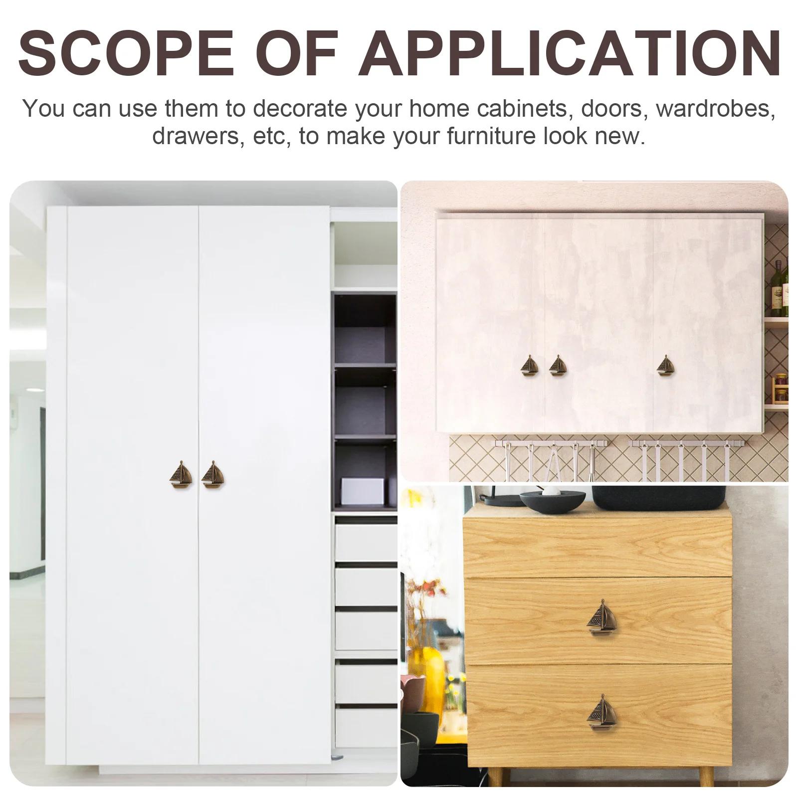 

2Pcs Metal Single Hole Dresser Knob Cartoon Style Cabinet Drawer Pull Handle Decorative for Wardrobe Cupboard Closet