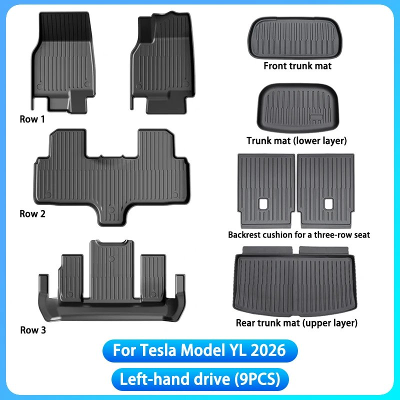Floor Mat 9PCS