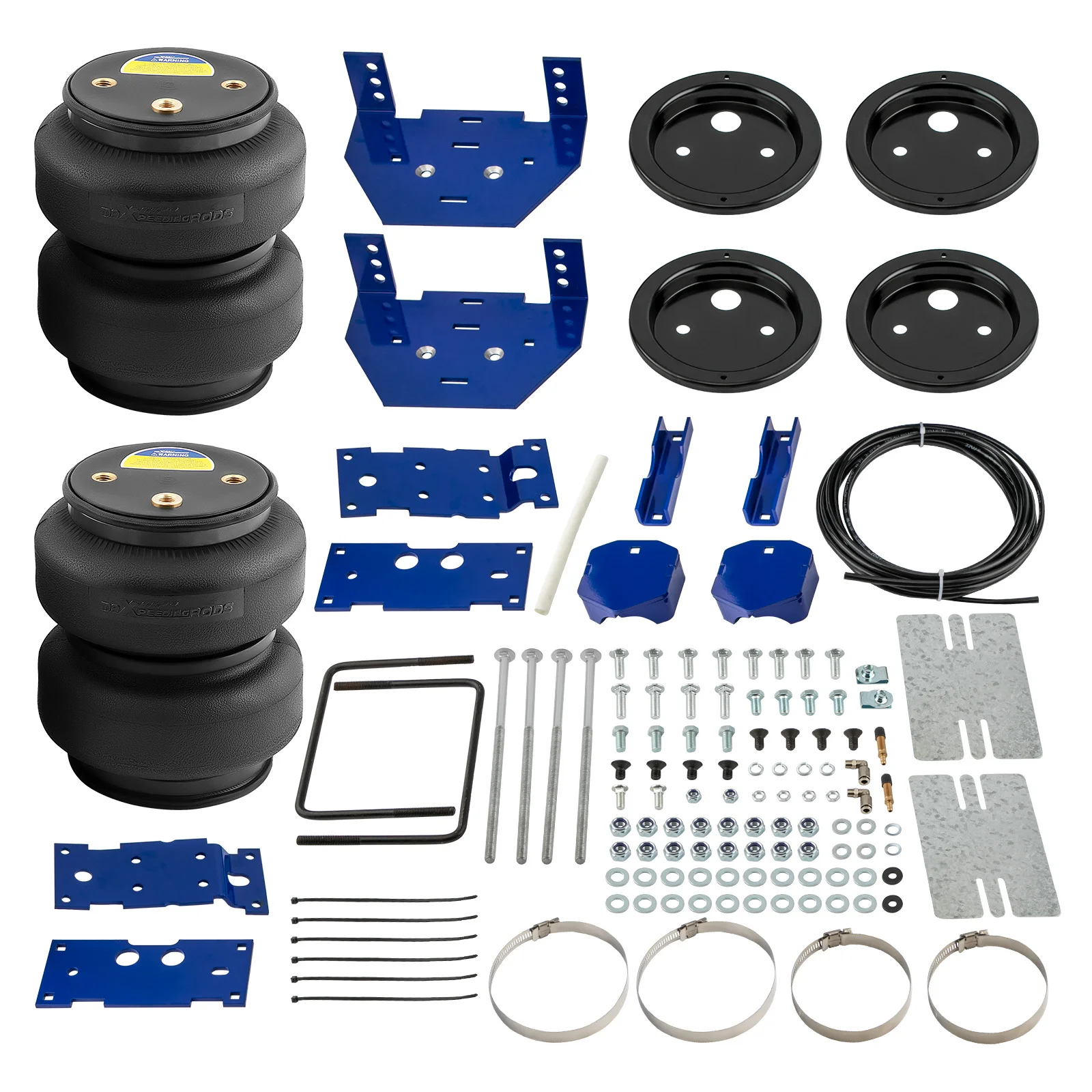 MaXpeedingrods Rear Air Helper Spring Kit For Ford F-250 F-350 F-450 Super Duty Pickup 4WD 2017-2019