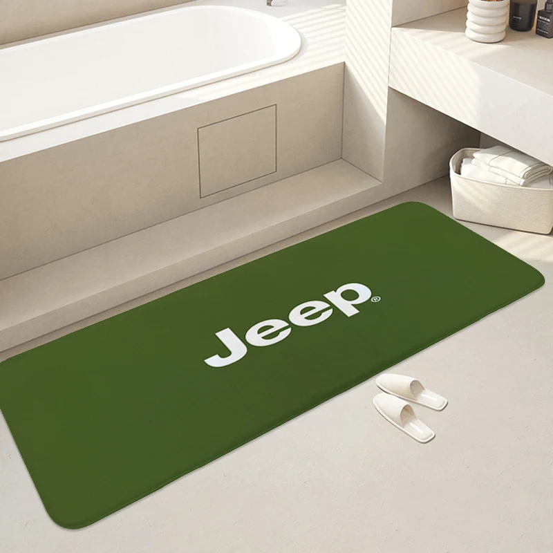 Funny Doormat Z-JEEPs Entrance Door Mat Kitchen Treadmill Rugs Useful Things Home Decorations Washable Non-slip Kitchen Bathmat