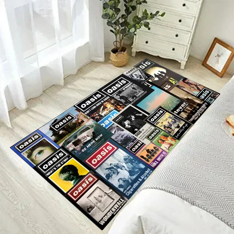 

Коврик O-Oasis Band Carpet Rock Music, придверный, нескользящий, моющийся, для кухни, гостиной, прихожей, ванной, для декора дома