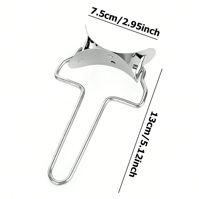 المطبخ العملي المنزلية قطع دائري ضغط زلابية الجلد زلابية أداة قطع الجلد قالب من الفولاذ المقاوم للصدأ أدوات الطبخ