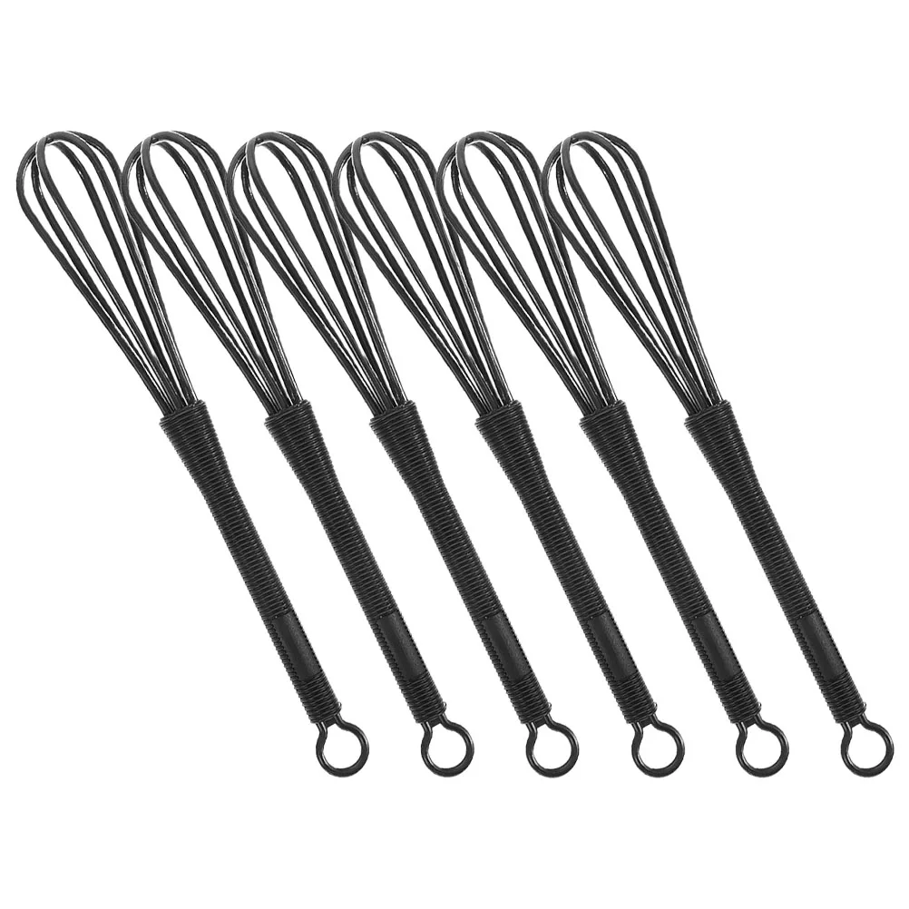 

6 Pcs Hair Dye Mixer Stirring Tool Manual Whisk Blender Even Mixing Salon Supplies Whisk For Cosmetics