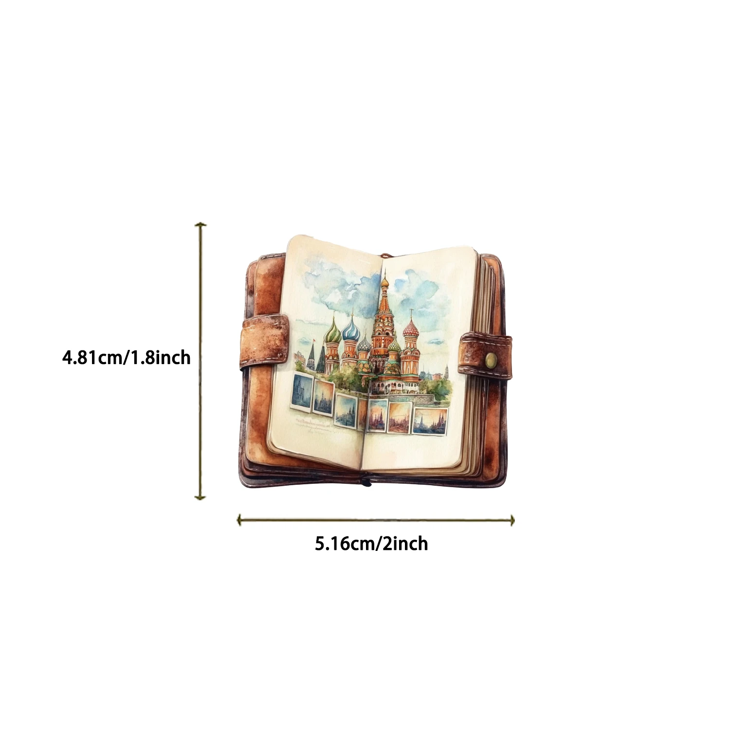 50/100PCS Vintage Travel Graffiti Stickers Decals Diary Laptop Fridge Suitcase Decoration Scrapbooking Sticker image 2