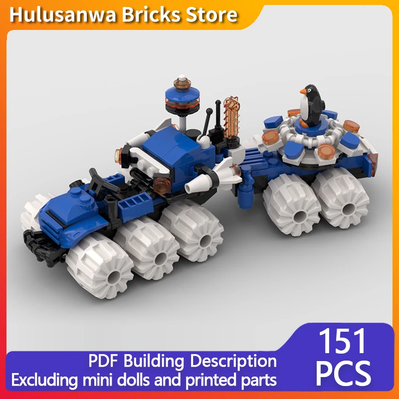 

Polar Exploration Vehicle Model MOC Building Bricks War Equipment Modular Technology Gifts Holiday Assemble Children Toys Suit