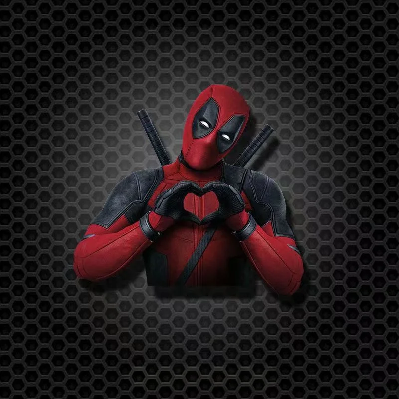 Автомобильные наклейки Bixin Deadpool, Мультяшные Декоративные наклейки для автомобиля, персонализированные водонепроницаемые автомобильные наклейки с защитой от царапин, оптовая продажа