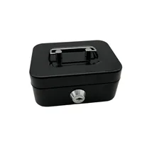 Nouvelle boîte de rangement de tirelire portable créative de petite taille avec boîte de rangement de clés boîte de pièces de monnaie avec serrure tirelire 2