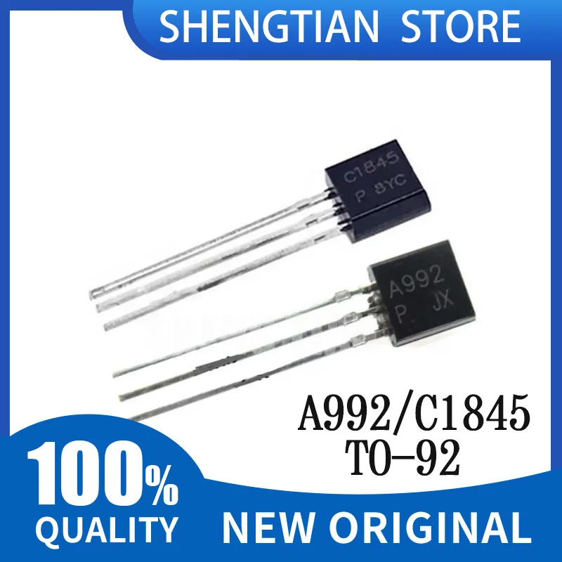 10Pair 20PCS 2SA992 TO-92 2SC1845 TO92 10pairs (10PCS A992 + 10PCS C1845) New