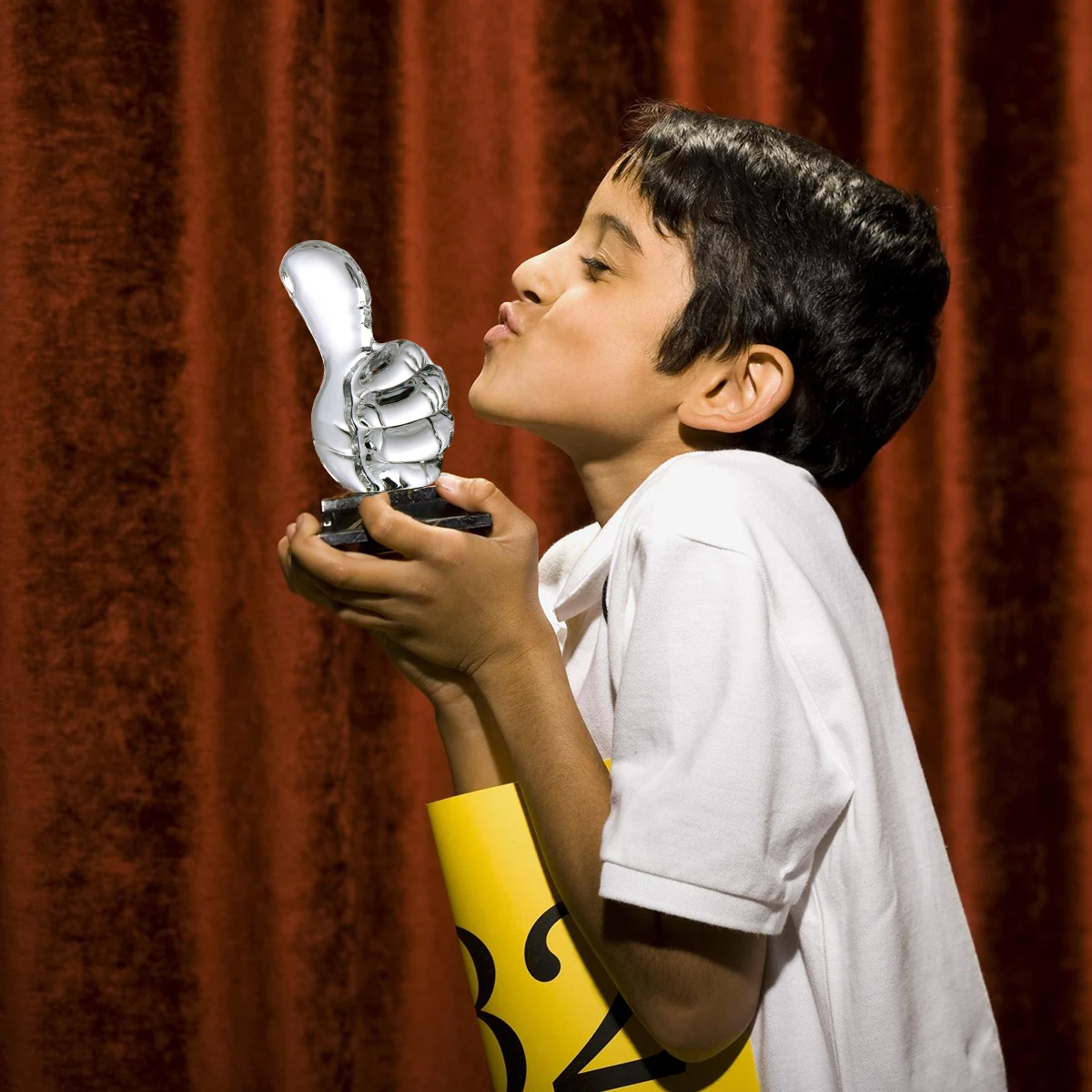 

1Pcs Crystal Award Trophy Creative Party Favor Prize for Sports Competition Games Classroom Rewards Sports Ceremony