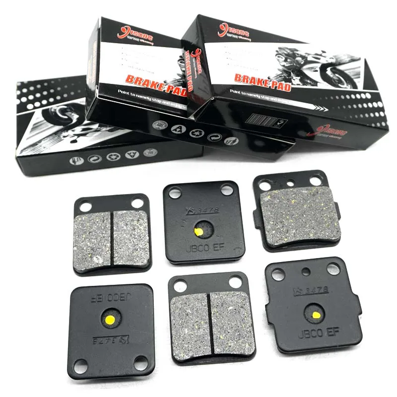 

Motorcycle Front Rear Brake Pads Kits For YAMAHA YFZ350 Banshee 350 1990 1991 1992-1999 2000 2001 YFZ350X 1989-1997 1998 YFZ