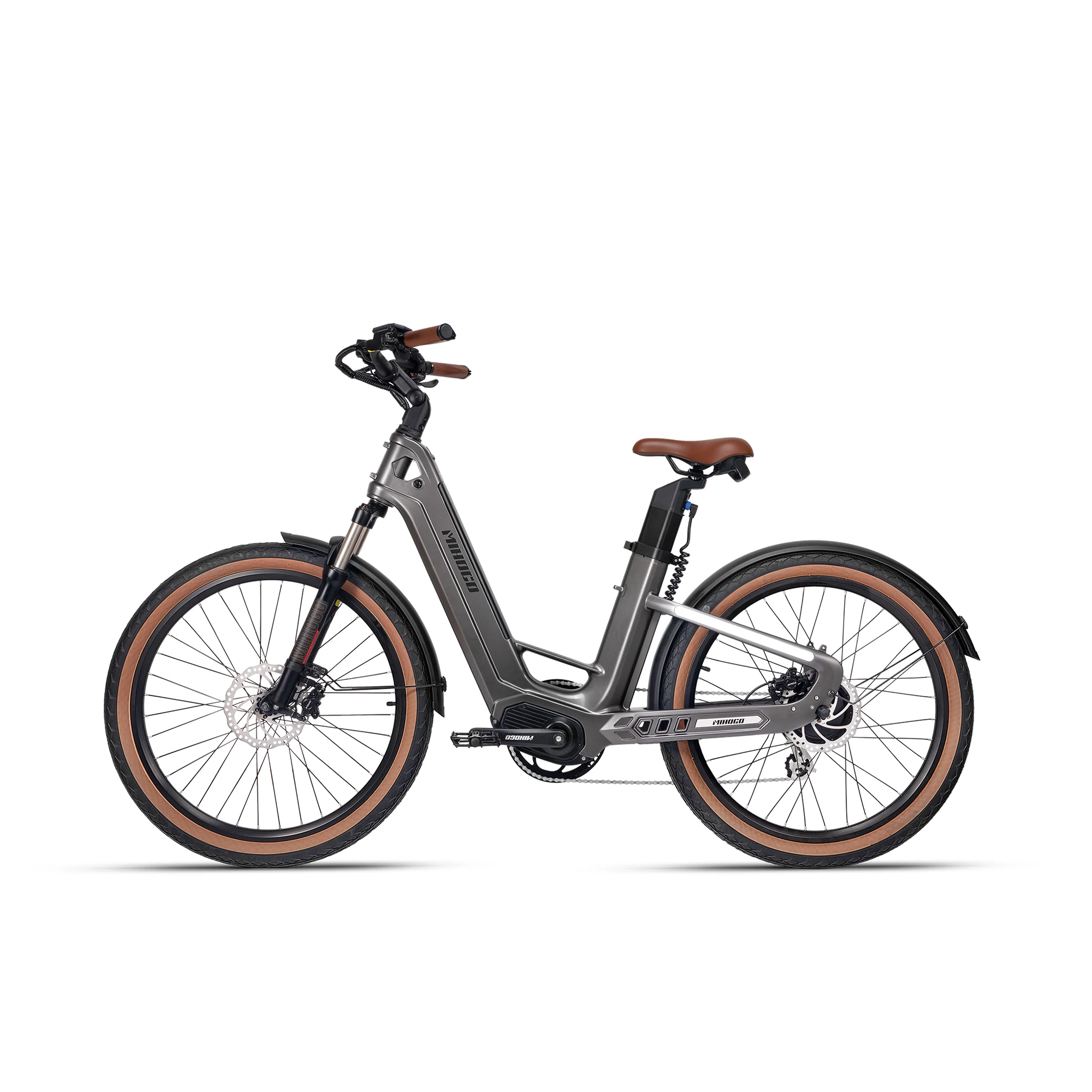 MIHOGO Air Carbonfaser-Rahmen Erwachsenen-Elektrofahrrad Urban E-Bike 26 Zoll Aufblasbare Reifen E-Bike 250W 48V 19.2AH Elektrofahrrad – Detail 32