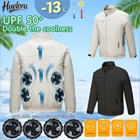 Cool Jacket Men's Hot Weather Work Fan Coat USB Refrigeration Air Conditioning Clothes Women's Body Cooling Fishing Clothes Vest