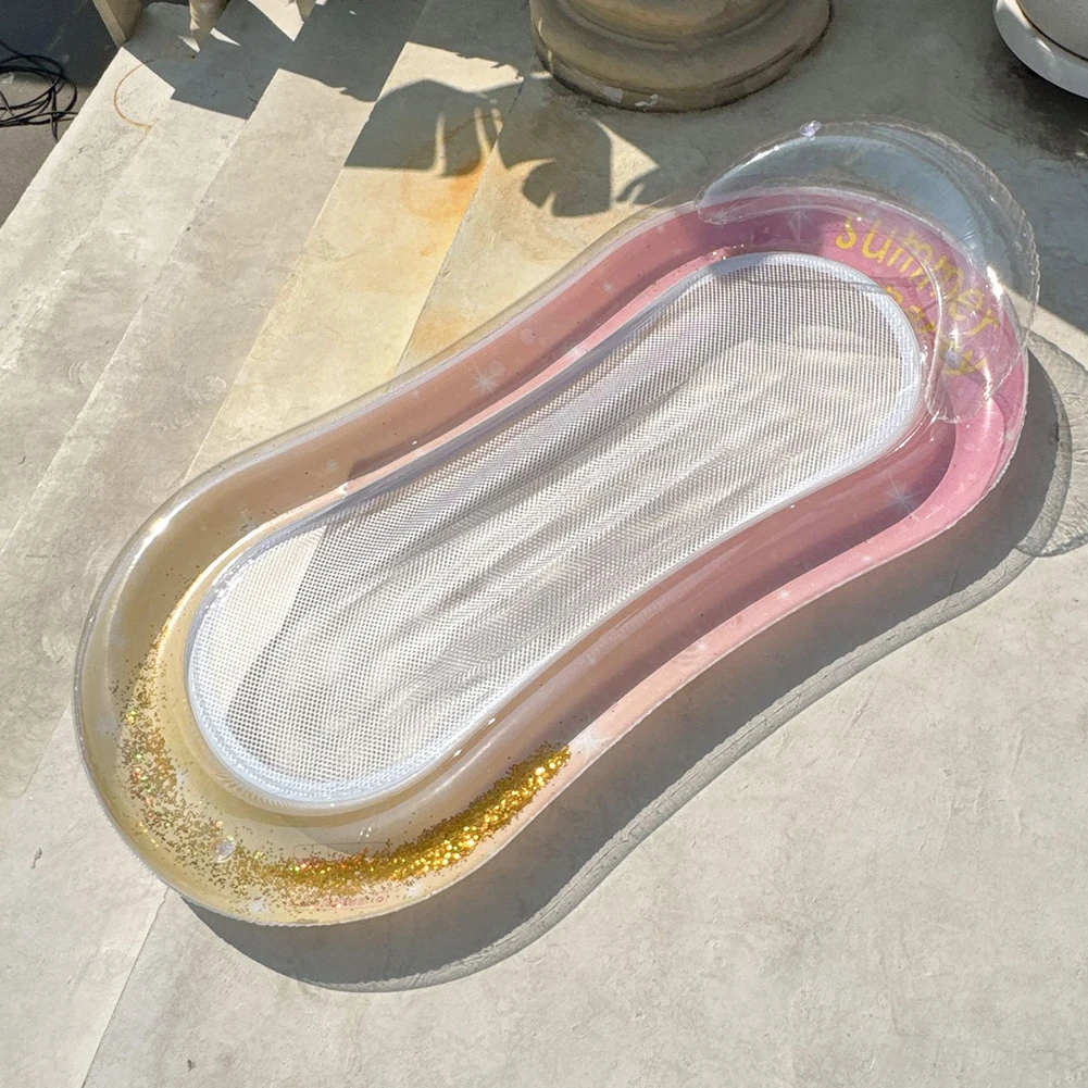 

Inflatable Pool Float Pool Lounge Float with Backrest Pool Float Lounger Water Floating Recliner Water Hammock for Swimming Pool