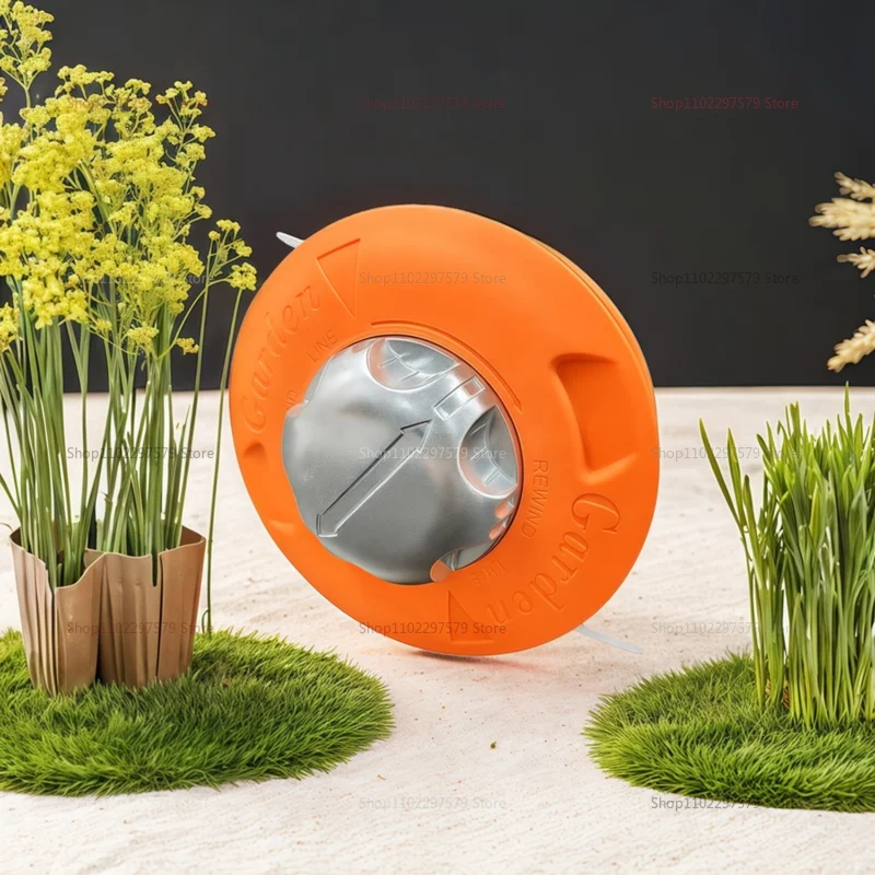 정원 장비용 자동 잔디 트리머 헤드 브러시 커터 범용 스트링 트리머 교체용 설치 간편 내구성