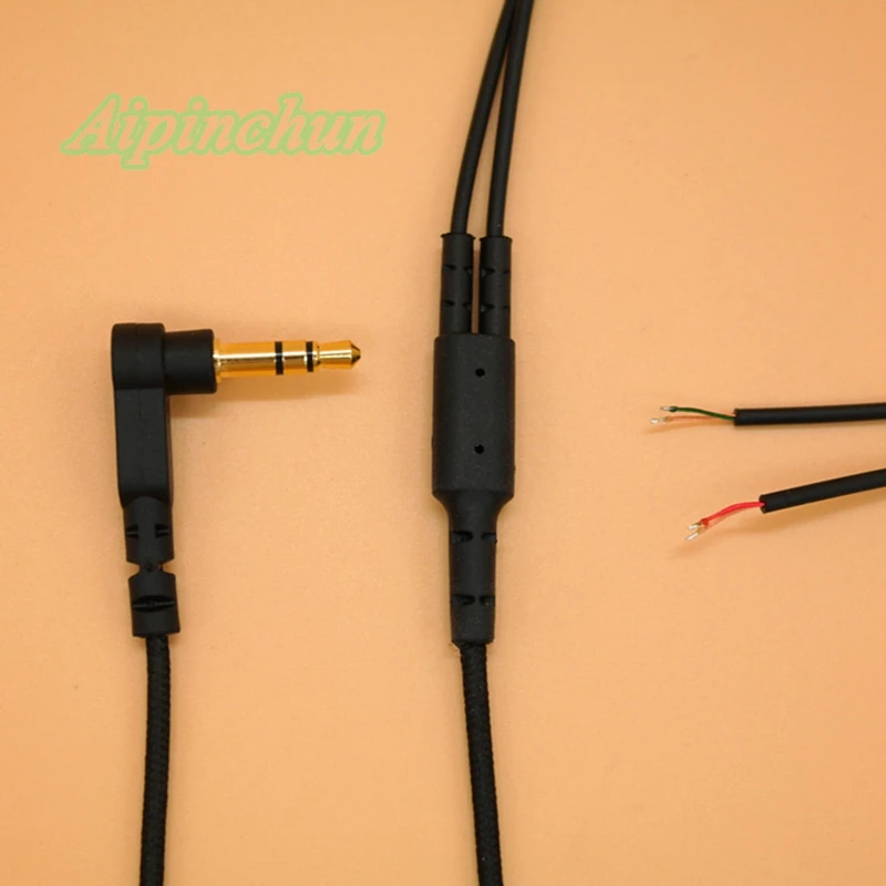 Aipinchun 3,5 мм 3-полюсный разъем для самостоятельного ремонта аудиокабеля наушников и провода OFC A11
