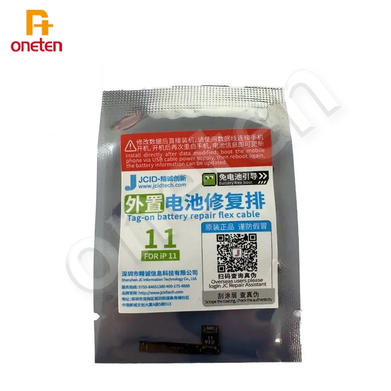 JCID JC V1SE Battery Repair Flex Tag On For iPhone 11 12 13 14 Pro Max Mini SE3 Remove Warning Battery External Cable