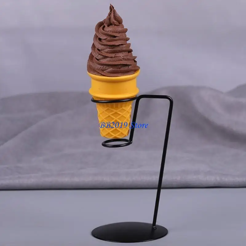 Q0KB Multiple Color Simulation Sundae Cup Ice Cream Model Cold Drink Prop Dummy Plastic Display Fake Sample Multi Color