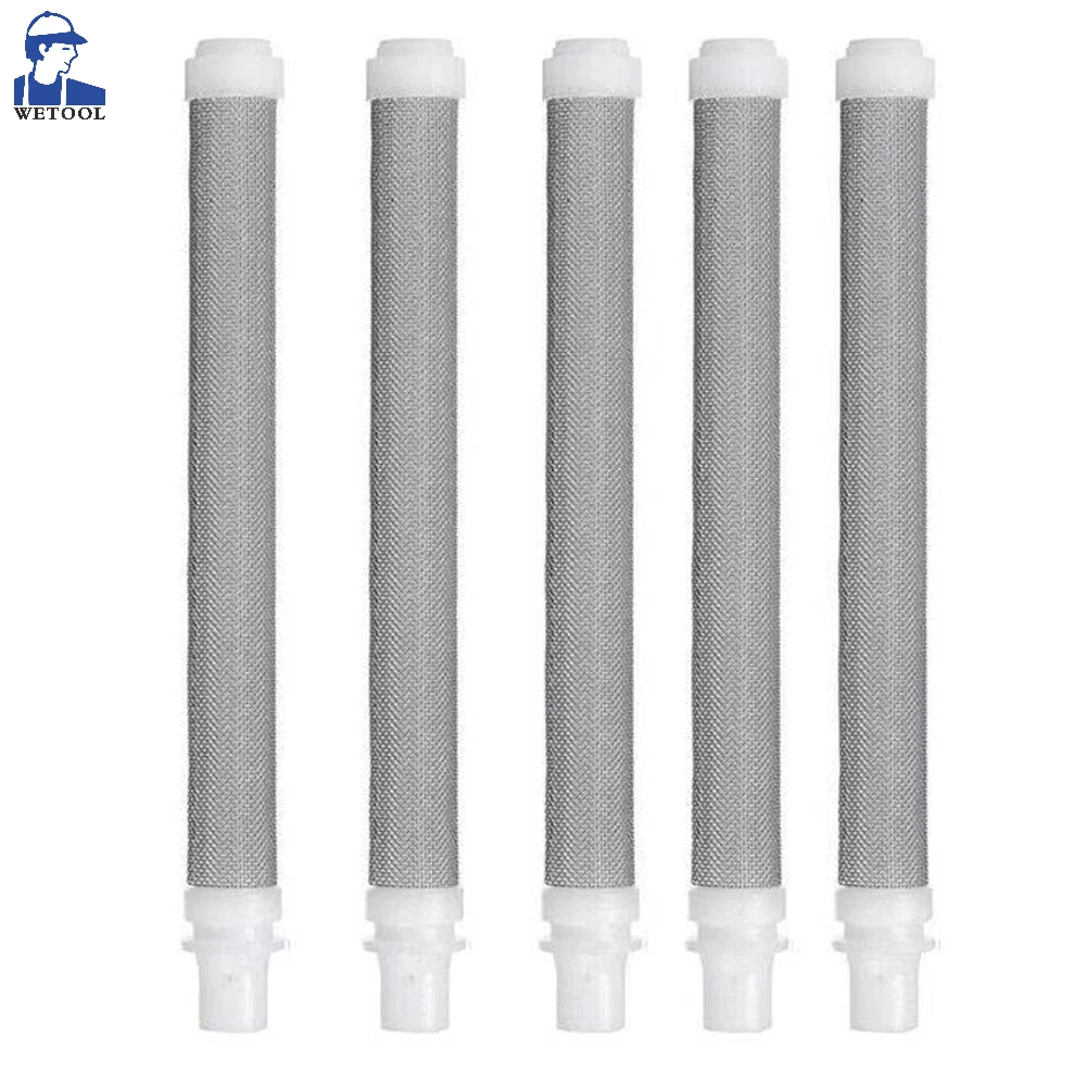 

Wetool 5 Pack Airless Spray Gun Filter Wagner Spraytech 60 mesh 0089958 / 4433 / 34377