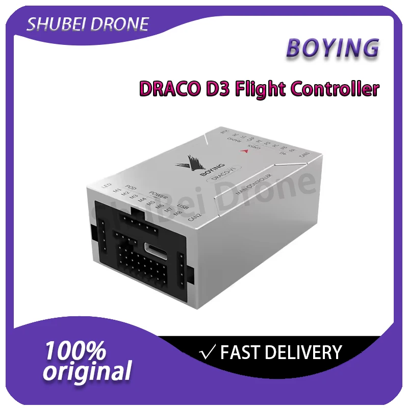 

BOYING DRACO D3 Flight Controller F405 Processor Dual BEC Integrated OSD 3-6S Lipo Support for FPV Racing Drone RC Quadcopter