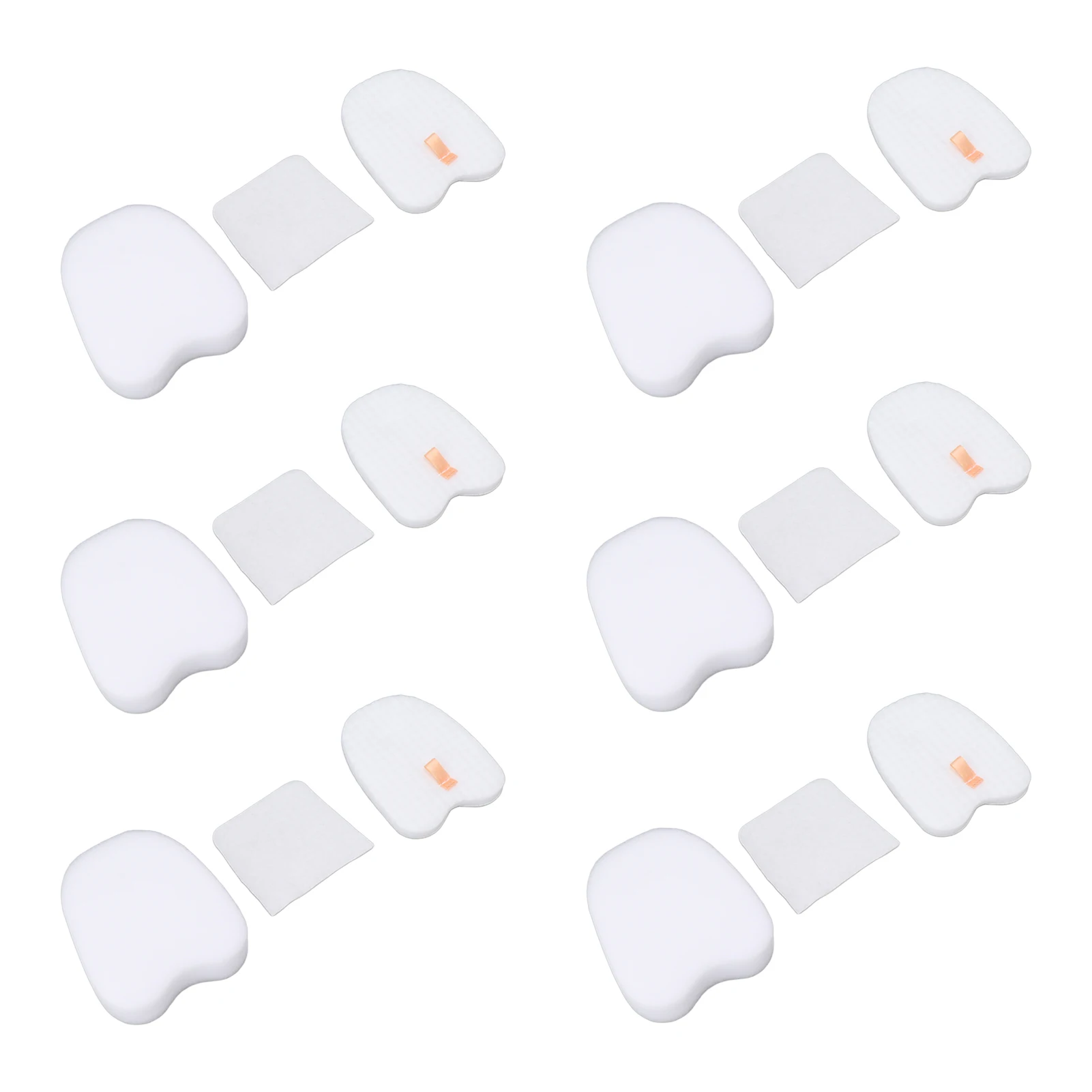 مجموعة مرشحات ما بعد الرغوة، قابلة لإعادة الاستخدام وقابلة للغسل لتقليل الغبار، مجموعة مرشح المكنسة الكهربائية، تركيب مريح للاستبدال