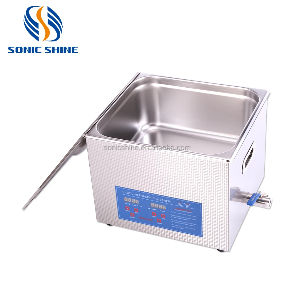 High Quality Electric Digital Ultrasonic Cleaner Adjustable Timer Heater Function 19L Capacity 40KHz Frequency For Cleaning
