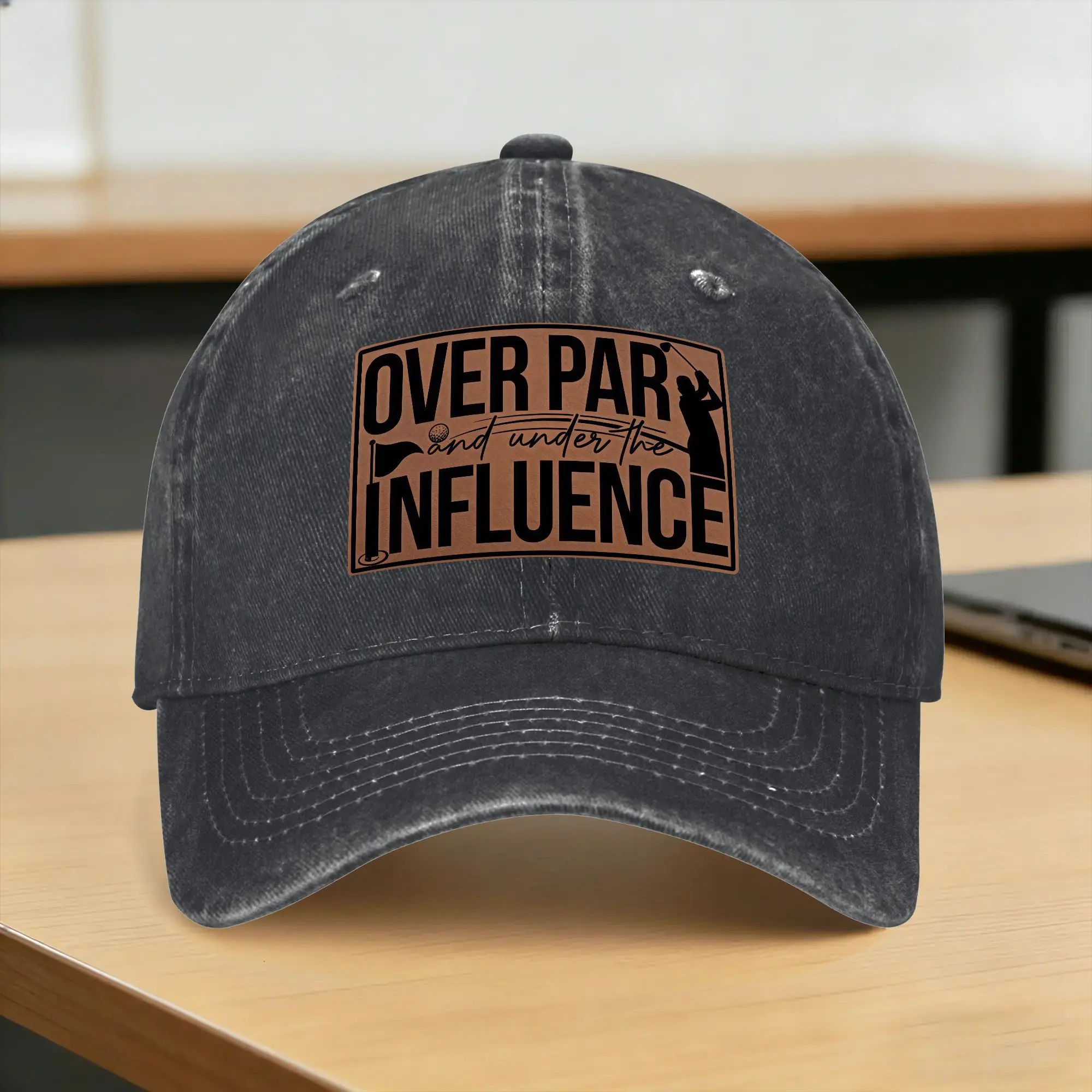 Casquette de baseball Over Par and Under The Influence, personnalisable, pour femme et homme, style camionneur, mode estivale, protection solaire, casquette snapback