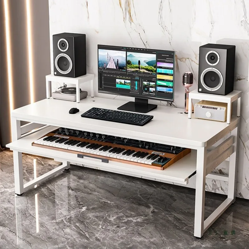 Light luxury arranging workbench, electronic piano table, keyboard table, arranging and recording synthesizer table