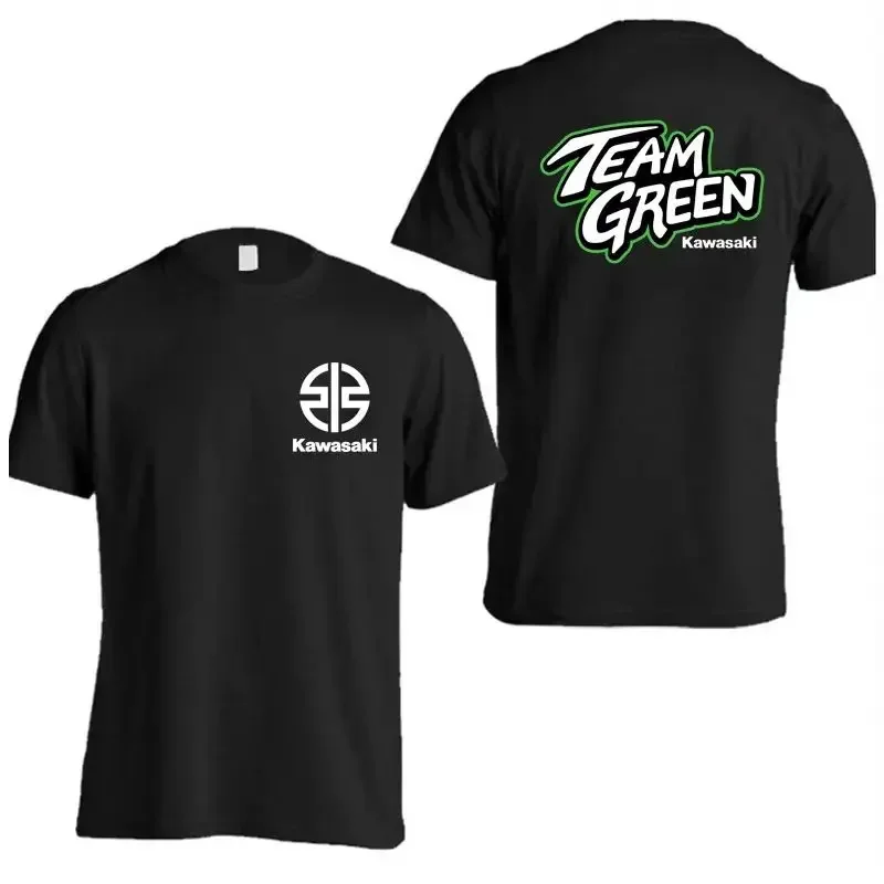 

Kawasaki Racing Team Logo T-Shirt for Men Women Cotton Shirt Fashion Sportswear Summer Tops 2025 Fashion Clothing Tee