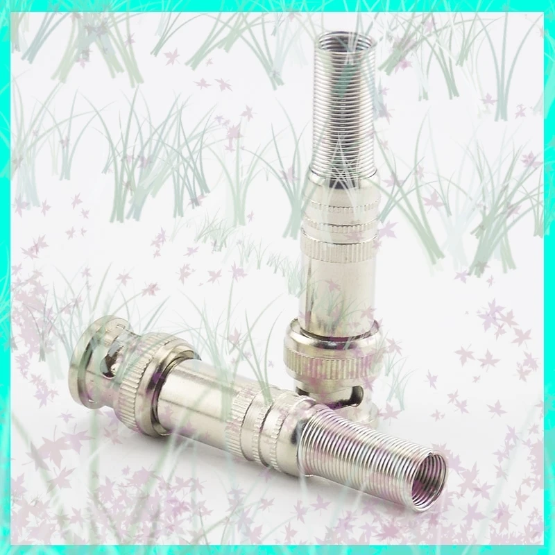 

1/5/10 шт. RG59 BNC штекерный разъем коаксиальный поворотный пружинный адаптер поворотная камера аксессуары для видеонаблюдения комплект системы E3