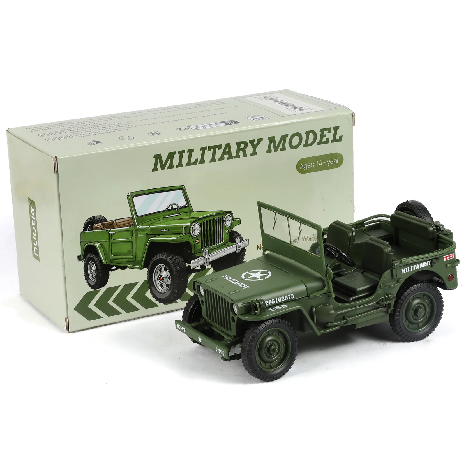 

1:18 Battlefield Off-Road Vehicle Model Toy Diecast Mil. Replica Detailed Display Collector Enthusiast Xmas Bday Gift Man Boy