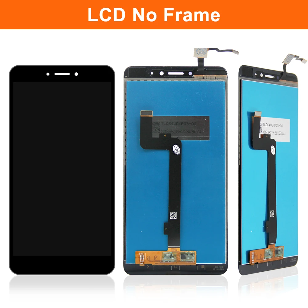 6.44''AMOLED Max 2 Display Screen with Frame, for Xiaomi Mi Max 2 MDE40 MDI40 Lcd Display Digital Touch Screen Replacement