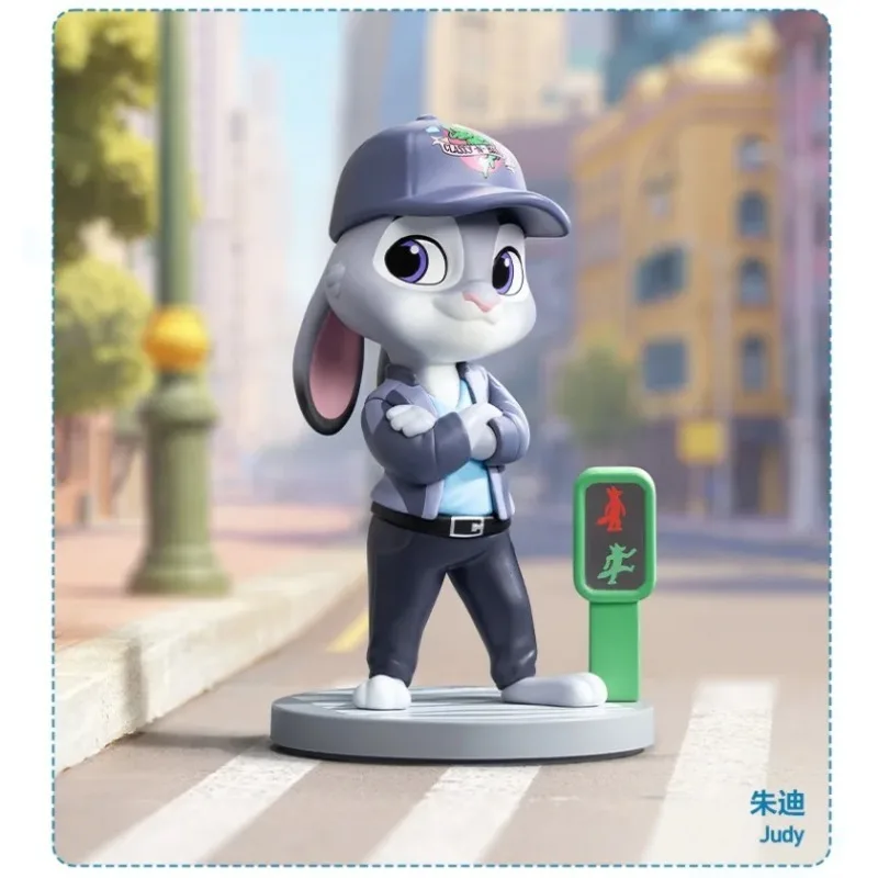 Popmart 100 % originale und echte Zootopia Crazy Continuation Series Figur Blind Box Ornament, süßes und exquisites Geschenk