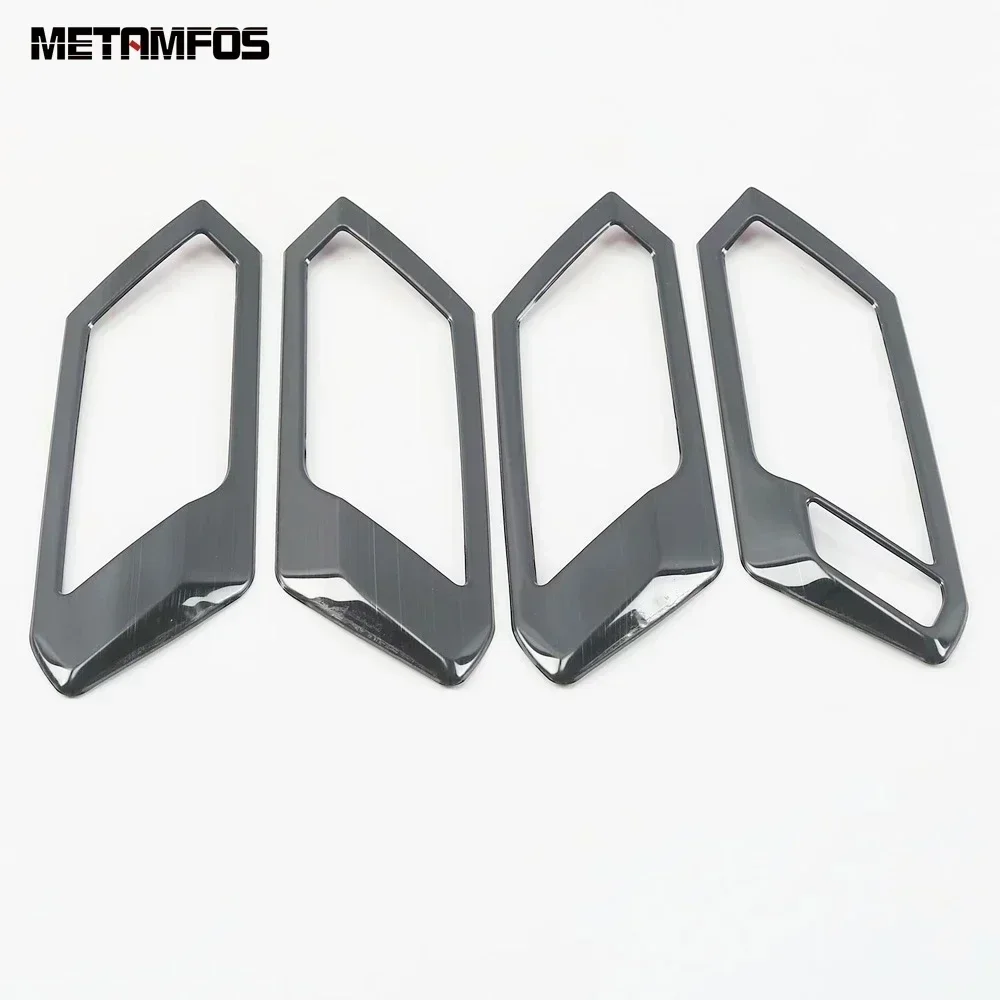 YUZHONGTIAN – Poignée De Boîte à Gants En Fibre De Carbone Pour Volkswagen T-Roc 2017-2023 – Trim Intérieur Co-Pilote Premium 2 Pièces