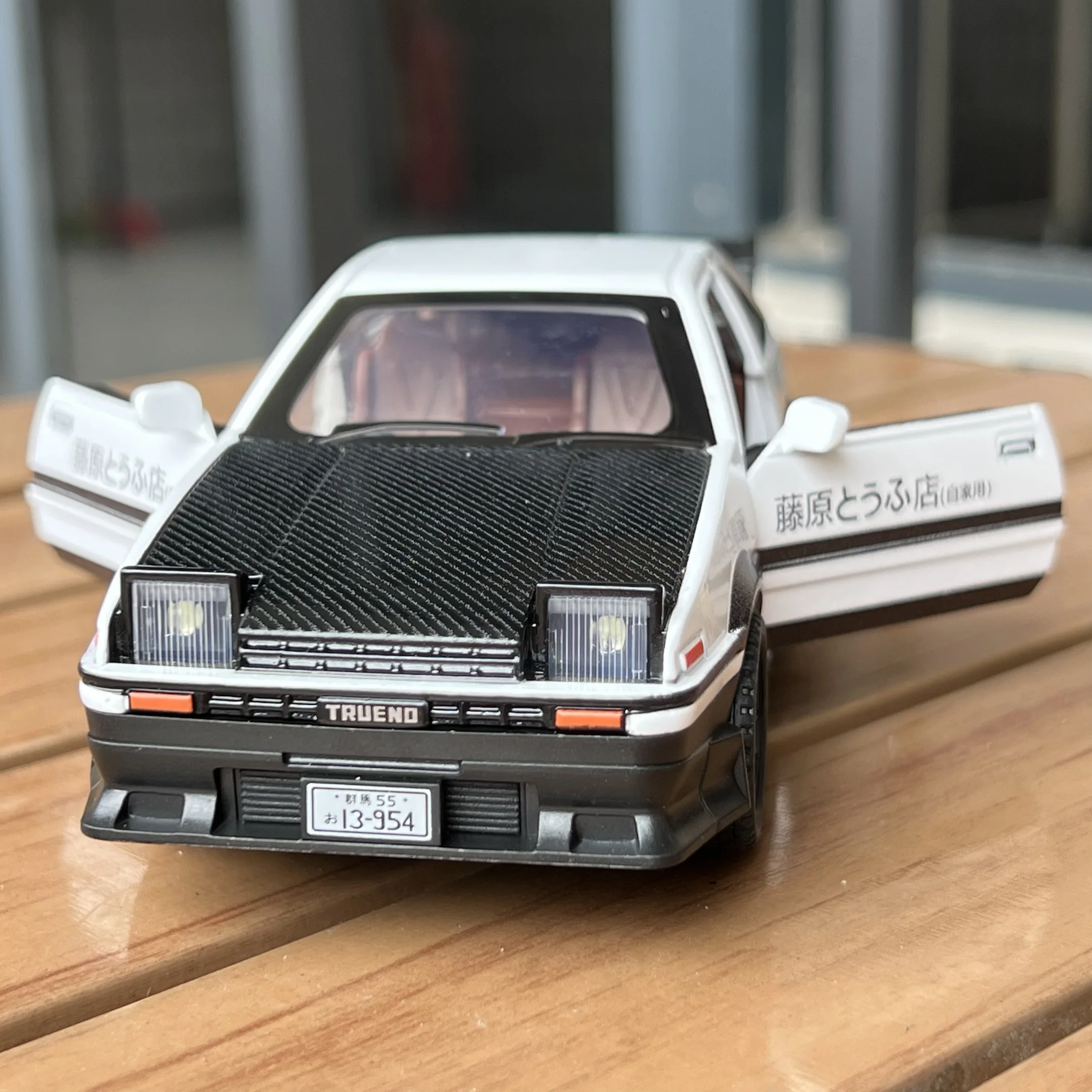 Начальная D 1:32 Toyota AE86 JDM Sports Car Series, литая под давлением модель автомобиля из сплава металла, инерционный дрифт, классическая высокая имитация детей