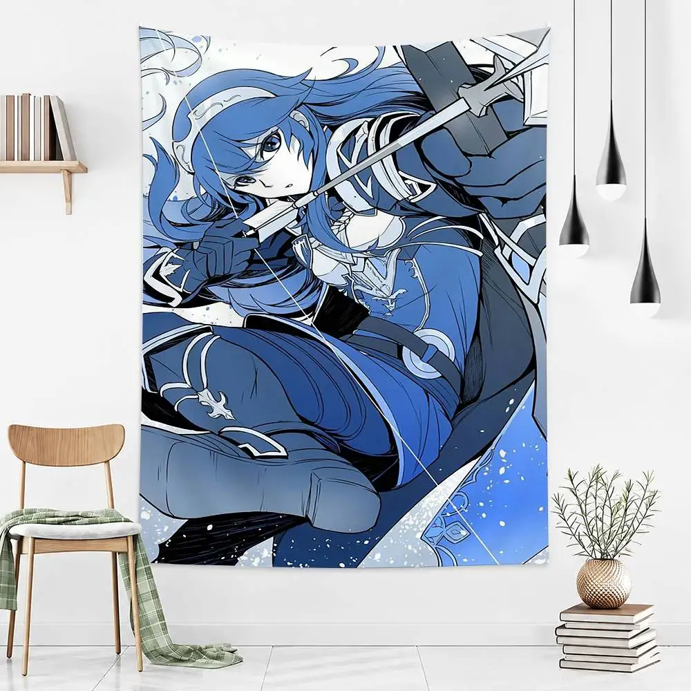 F-Fire E-Emblem A-Awakening L-Lucina Flag Outdoor Decorations for Bedrooms Home Decor Items Decoration Banners