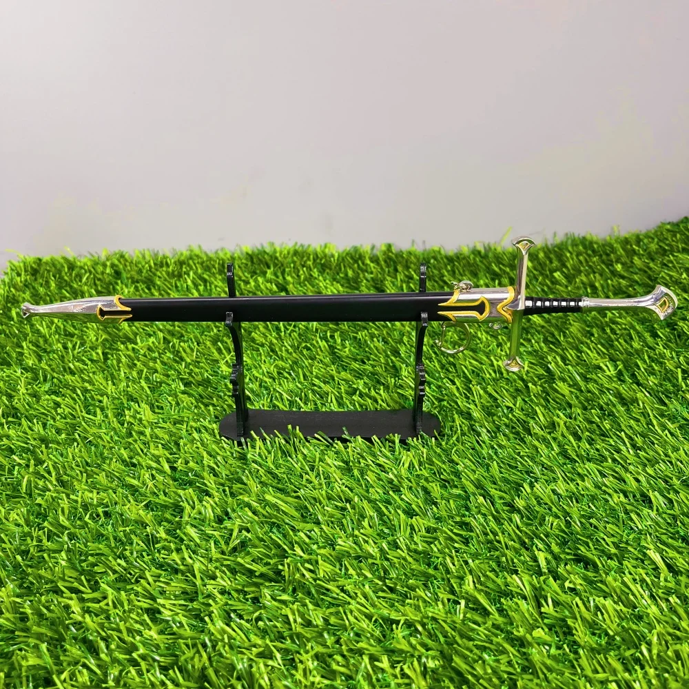 11.6 بوصة باجينز كاتانا معدن القرون الوسطى النينجا سكين حلقة أراغورن بريق نارتيل السيف الحقيقي اليابانية كاتانا الساموراي صابر لعبة