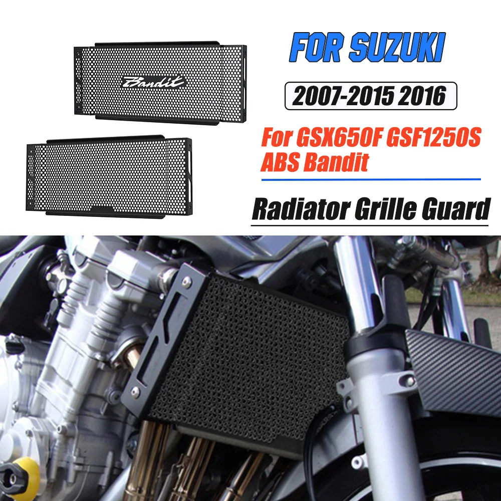 

Motocycle Radiator Grille Cover Water Tank Guard Protection FOR SUZUKI GSX650F GSF1250S ABS Bandit 2007- 2015 2016 Accessories