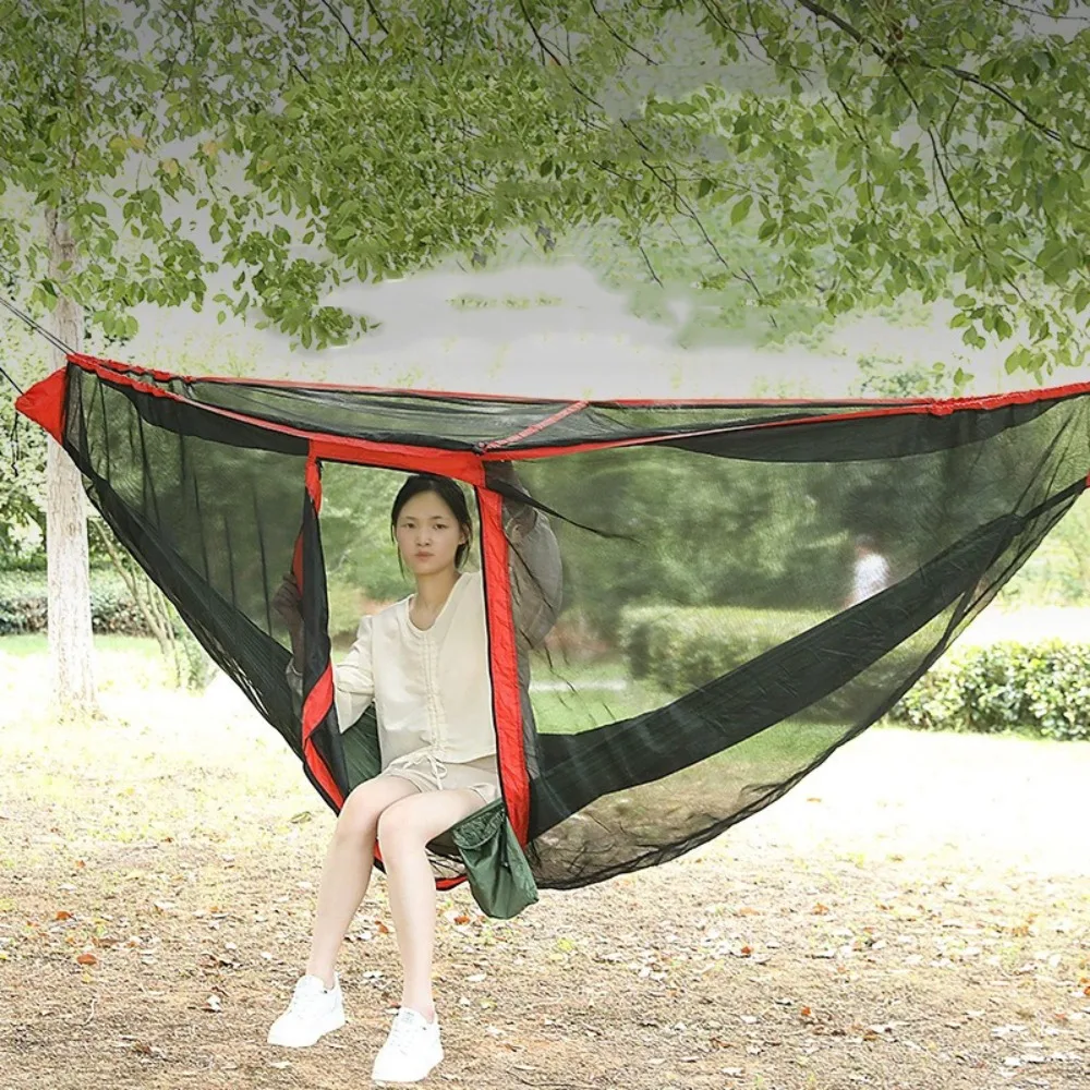 

Travel Breathable Detachable Swing Tent Home Courtyard Mesh Hammock Outdoor Camping Sunshade Anti Rollover Mosquito Proof Cover