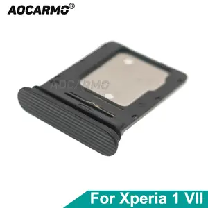 Bilashmart Aocarmo Sony Xperia 1 VII XQ FS72 FS54 X1vii Dual SIM Card Tray Drawer MicroSD Card Holder Slot Replacement Part